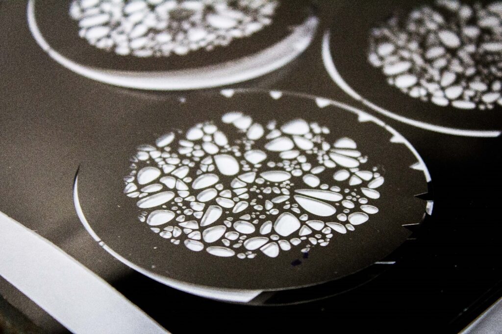 chemical etched screen